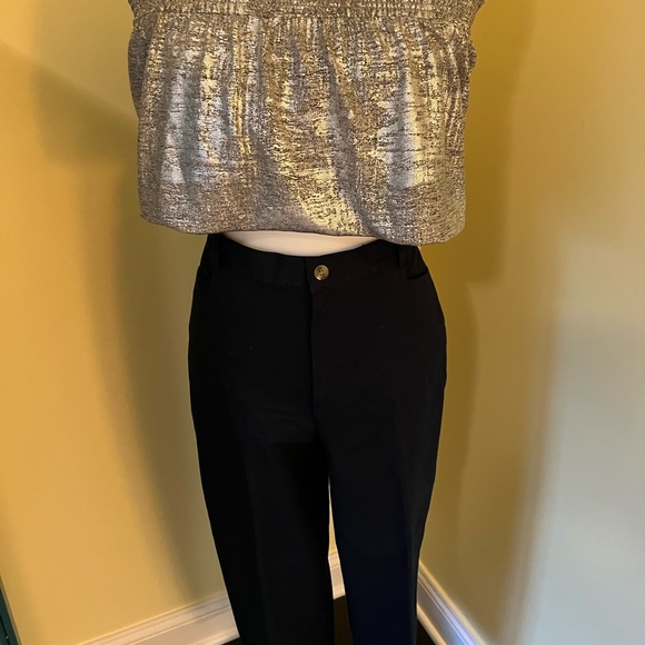 Anthropology Sexy Silver Tube Top Large NWT - Picture 3 of 9